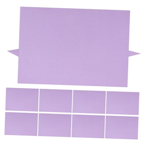 GRADENEVE 10st Kartenvorrat Bastelkarton Farbiger Halloween-karton Farbiger Karton Scrapbook-karton Karton Für Die Kartenherstellung Farbige Pappe Weihnachtsfarbener Karton Papier Violett von GRADENEVE