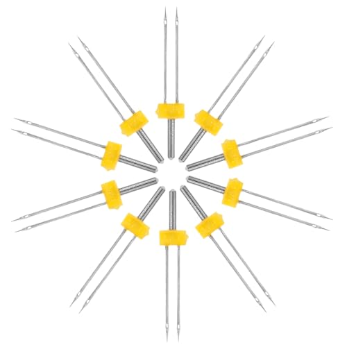 GRADENEVE 10 Stück Nähnadeln Aus Zwillingseisenmaterial und Vielseitige Nähwerkzeuge von GRADENEVE