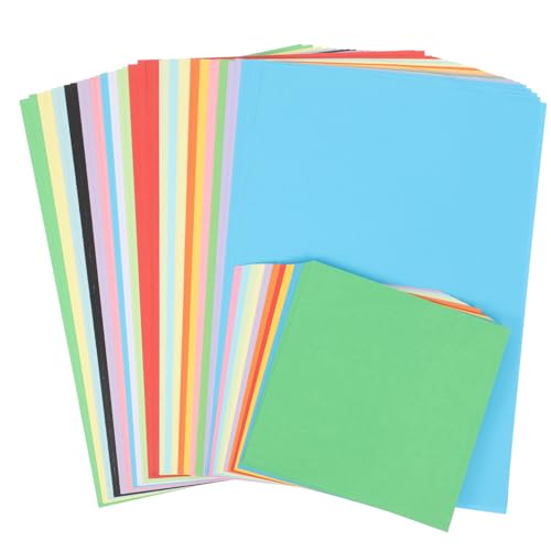 GRADENEVE 120 Blatt Buntes Faltpapier Für DIY Bastelarbeiten Origami & Kinderprojekte 24 Farben Hochwertiges Bastelpapier Ideal Für Schule & Hobby von GRADENEVE