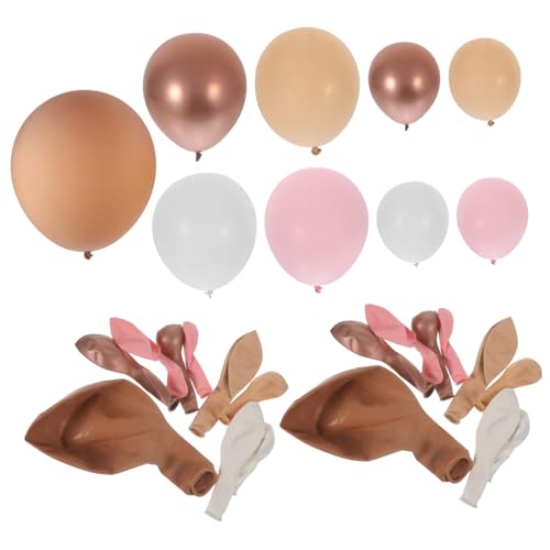 GRADENEVE 124 Stück Ballongirlanden-set Bogenset Für Hochzeitsballons Grüne Ballongirlande Feier Ballonbogen Bogen Aus Latexballons Party-deko-luftballons-girlande Ballonbogendekor Emulsion von GRADENEVE