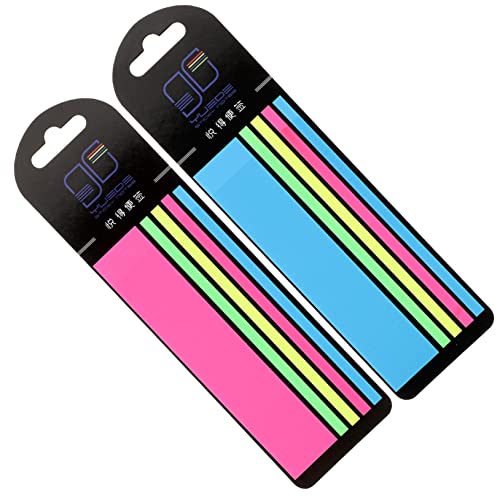 GRADENEVE 2 Kisten Haftnotiz Pastell Punkt Textmarker Markierungen Anzeige bookmarks lesezeichen klebemarker farbige tragbare Lesestreifen professionelle Satzmarkierer das Haustier Colorful von GRADENEVE