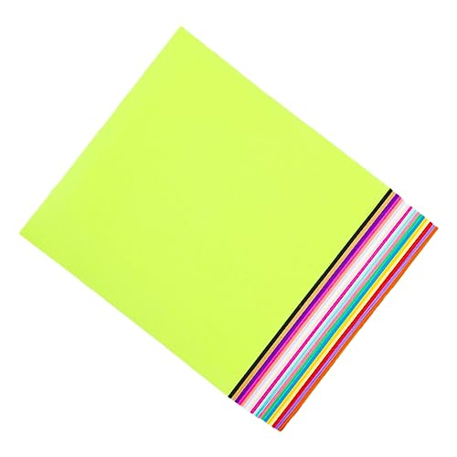 GRADENEVE 200 Blatt Blätter buntes Faltpapier DIY-Papiermaterial dickeres Faltpapier zartes Malpapier bastelmaterial für kinder bastelsets für kinder Druckerpapier druckpapier masse von GRADENEVE