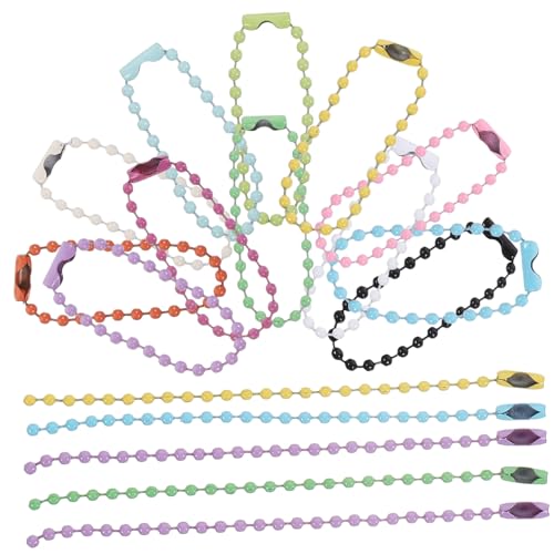 GRADENEVE 200st Kugelketten Für Schmuck Makramee Keuchen Telefon-lanyard Halskettenketten Handyhülle Selber Machen Handy-lanyard Armband Aus Tonperlen Griff Vergoldete Kette Reize Ball Eisen von GRADENEVE