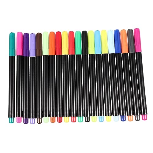 GRADENEVE 20St Stoffstift selber machen Stoffmalstifte tragbare Stoffstifte Tempera-Farbstifte Stoffmalfarben Textilfarben Professioneller Textilstift Tragbarer Graffiti-Marker Plastik von GRADENEVE