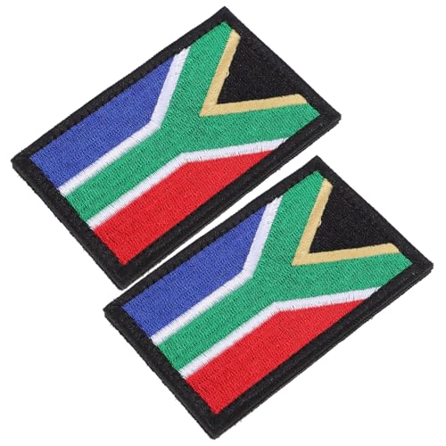 GRADENEVE 2St am Armband Süd Flaggenpatches tasche nähen patch kleidung nähen patch Arm-Patch-Dekoration Armaufnäher Rucksack-Patch- Armbandzubehör Stoff von GRADENEVE