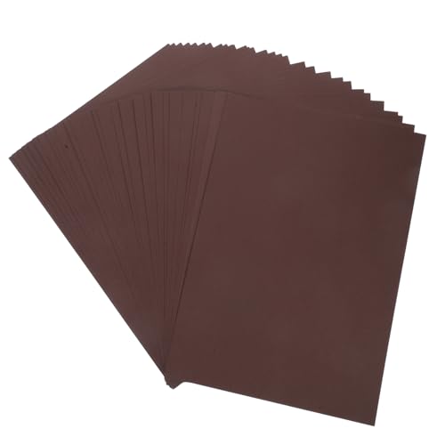 GRADENEVE 30 Stk Handbemalter Karton A4-bastelpapier Bastelpapiere Selber Machen Origami-materialien Diy-werkzeuge Handgemachte Zeichenkarten A4-papierkarton Diy-material Coffee 230g Papier von GRADENEVE