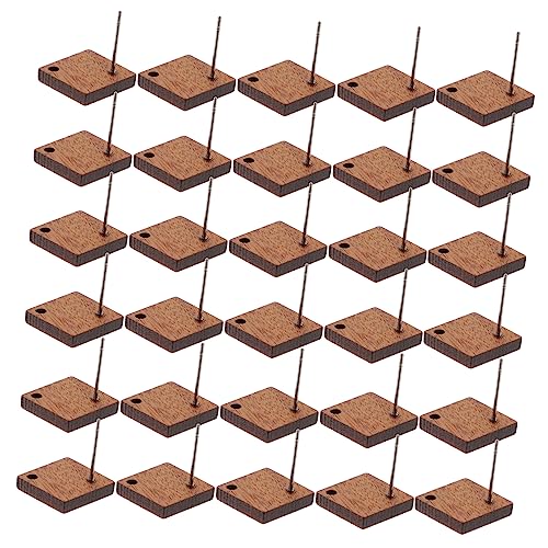 GRADENEVE 30 Stück Teiliges Geometrische Holz Ohrstecker DIY Ohrschmuck Material Quadratisch Stabile Holzohrring Pins für Ohrringe Selber Machen und Ohrringe Basteln GRADENEVE 30 Stück Teiliges Geometrische Holz Ohrstecker DIY Ohrschmuck Material Quadratisch Stabile Holzohrring Pins für Ohrringe Selber Machen und Ohrringe Basteln von GRADENEVE