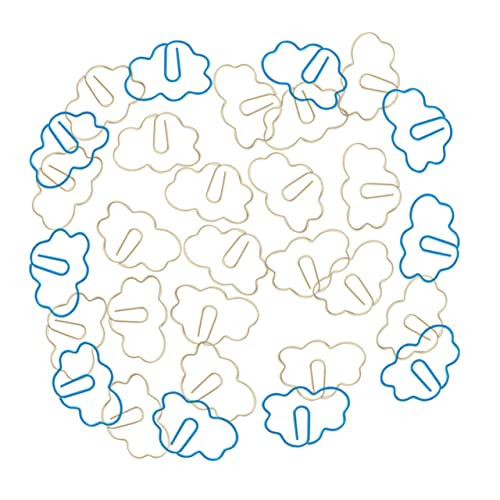 GRADENEVE 30St Büroklammer bookmarks geldumschläge slice Schreibwaren briefumschlag decor Dokumentenklammern Papier büro zubehör kleine Befestigungsclips für Dokumente Plastik von GRADENEVE