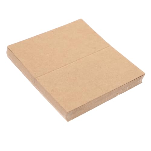 GRADENEVE 35 Stück Kraftpapier Tischkarten Blanko Namensschilder Büro Und Veranstaltungen 10x15cm Für Begrüßung Und Tischdekoration Firmenname Hochzeiten von GRADENEVE