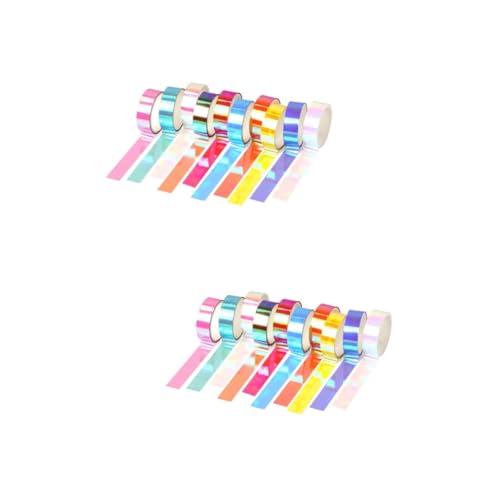 GRADENEVE 40 Stk Klebebänder Washi-klebeband Planer Washi Tape Farbiges Klebeband Neonband Geschenkpapier Bunte Büroartikel Dekoratives Washi-tape Kunstkanal Bastelband Dekoratives Klebeband von GRADENEVE