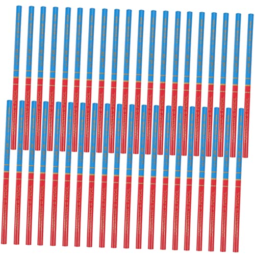 GRADENEVE 40 Stücke Runde Woodwork 2-farbig Bleistift Bau Baustelle Bleistift Carpenter Marker von GRADENEVE