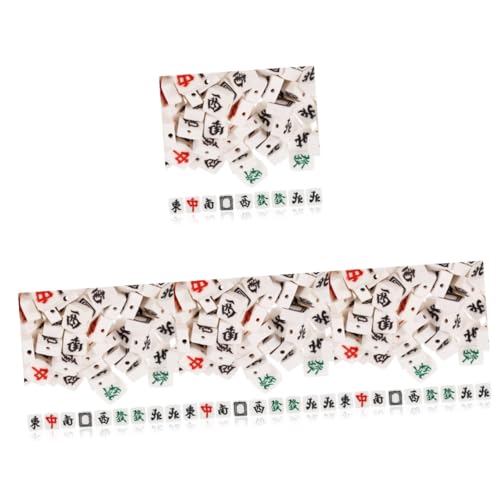 GRADENEVE 400 Stk Mahjong-Perlen Scheibenperlen aus Ton Majong-Ohrringe Linsenperlen Perlen-Kit Anhänger bastelmaterial bastel materialien DIY-Schmuckmaterialien Perlen für DIY Polymer-Ton von GRADENEVE