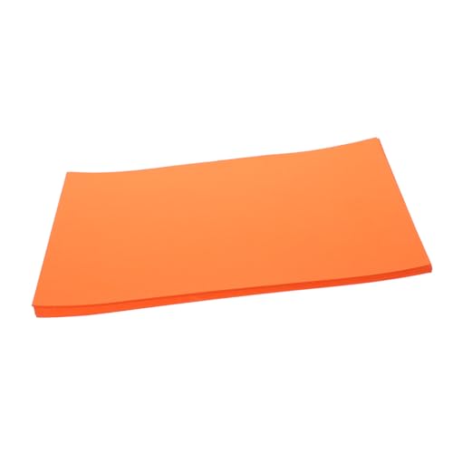 GRADENEVE 50 Blatt A4-Farbkarton kreativpapier paketpapier reispapier basteln Bastelpapier Geschenkpapier pastellfarbenes Baupapier farbiges Druckerpapier Fotografie-Set DIY-Material Orange von GRADENEVE