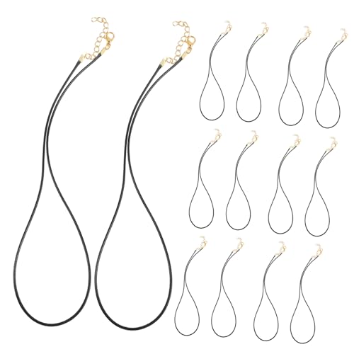 GRADENEVE 50 Stück jewelry set wachsschnur Schmuckverschluss DIY-Halskettenmaterialien Schmuckschnur Perlen-Kits Kabel Halskette liefert Zubehör zur Herstellung von Halsketten Metall von GRADENEVE