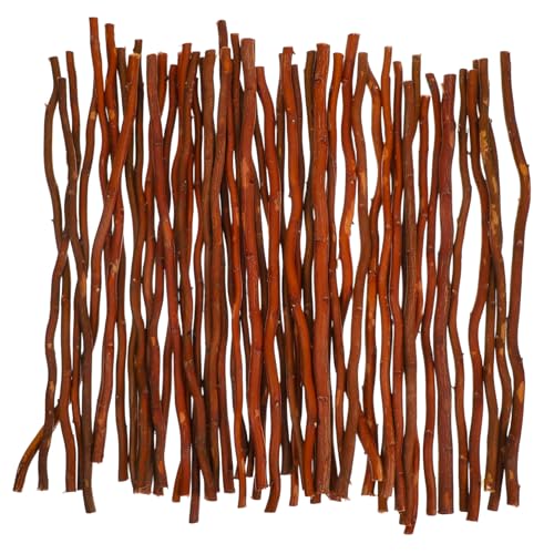 GRADENEVE 50 Stück natürliche trockene Zweige dekoration natürliche Zweige Zweige Reed-Diffusor-Stick Birkenstämme Zweige Baumstöcke Schilfrohrstäbe Mini-Bastelstäbe Holz Brown von GRADENEVE