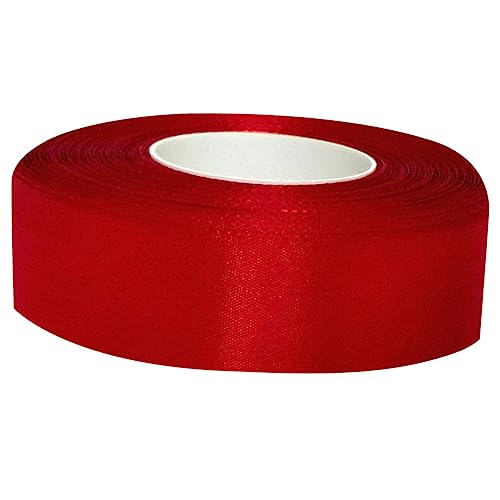 GRADENEVE 50M * 4Cm Rotes Schleifenband Geschenkband Für Hochzeit Geburtstag Taufe Dekoration Breites Satinband Aus Dacron von GRADENEVE