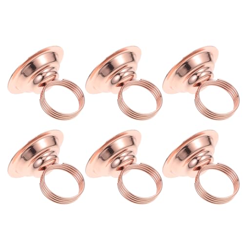 GRADENEVE 6St Vertikaler Nummernschildclip Inhaber der Tischnummer Hochzeit Roségold-Deko restaurant zubehör Kartenständer für den Heimtisch Tischkartenhalter für Partys Eisen Rose Gold von GRADENEVE