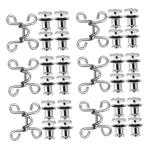 GRADENEVE 6er Set Hosen Taillenstraffer Clips Verstellbare Taillenknöpfe Zum Verkleinern Von Hosen Und Jeans Wiederverwendbare Hosenclips Für Eine Perfekte Passform Ohne Nähen von GRADENEVE