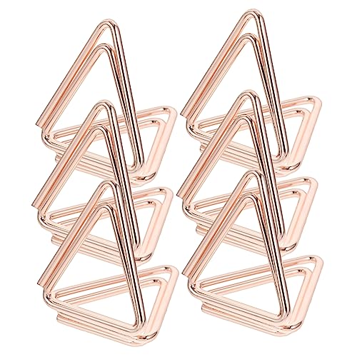 GRADENEVE 6st Bilder Kartenhalter Dekorationen Für Hochzeitszeremonien Tischkartenhalterständer Partyzubehör Tischnamenhalter Memokarten-clips Esstisch Dekor Tischdekoration Metall Rose Gold von GRADENEVE