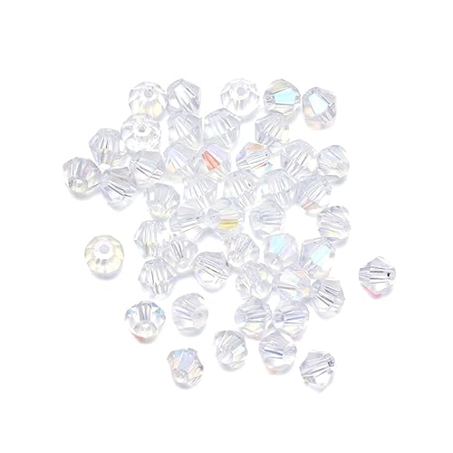 GRADENEVE 720 Stück 4 Mm Transparente Kristallperlen Diamantperlen Für DIY Schmuckherstellung Halsketten Und Bastelarbeiten Künstliche Kristallperlen Deko Kristalle von GRADENEVE