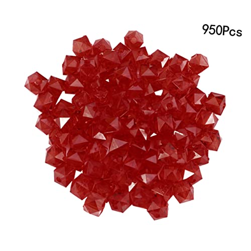 GRADENEVE 950PCS Transparente 10MM Quadratperlen DIY Handgemachte Acrylperlen Für Schmuck Basteln Armbänder Und Halsketten Zubehör Für Kreative Projekte von GRADENEVE