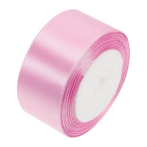 GRADENEVE Breites Satin Geschenkband Mittelpink Dekoratives Schleifenband Für Party Basteln Hochzeitsdeko Und Geschenkverpackung Kreatives DIY Zubehör Für Besondere Anlässe von GRADENEVE