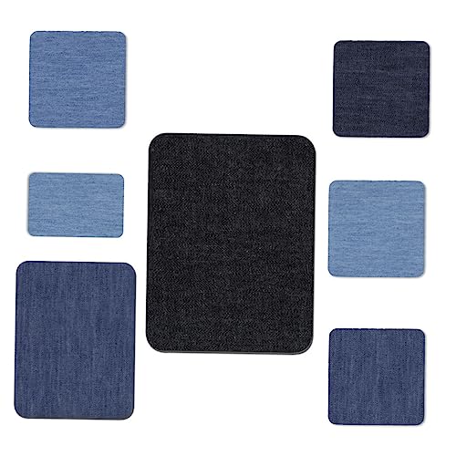 GRADENEVE Bügelflicken Für Jeans Selbstklebende Denim Patches Zur Reparatur Von Kleidung Bunte Aufbügel Patches Für öcher Und Risse Jeans Und Textilien von GRADENEVE