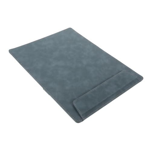 GRADENEVE Büroschreib-Zwischenablage Büro-Klemmbrett Clipboard-Clips dokumentieren write board schreibunterlage schule cartape Office-Dokumentenklammern Dateiordner-Zwischenablage Leder Blue von GRADENEVE