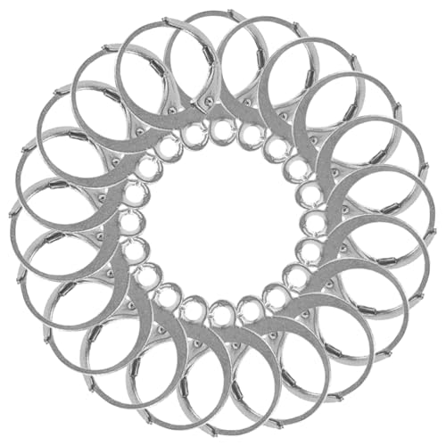 GRADENEVE Edelstahl Ohrring Creolen DIY Schmuckherstellung Silberfarbene Ohrhaken Für Kreative Ohrringe Ohrring Zubehör Für Schmuckdesign Und Bastelprojekte von GRADENEVE