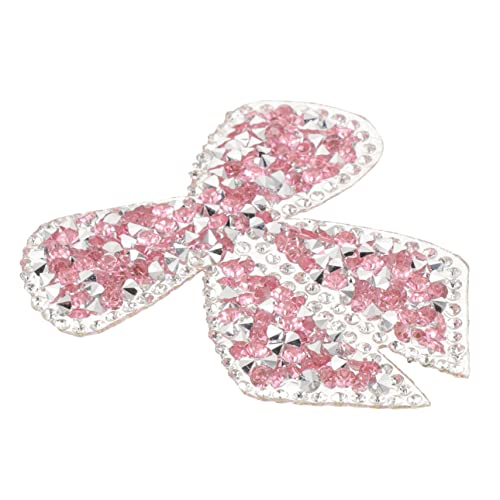 GRADENEVE Heißkleber-bodenstoffaufkleber Kleidflicken Nähen Flash-kostüm Applikationspatch Aufnähen Kleiden Braut-strass-applikation Korn Böse Augenklappe Rot Aufnäher Heißschmelzkleber Rosa von GRADENEVE