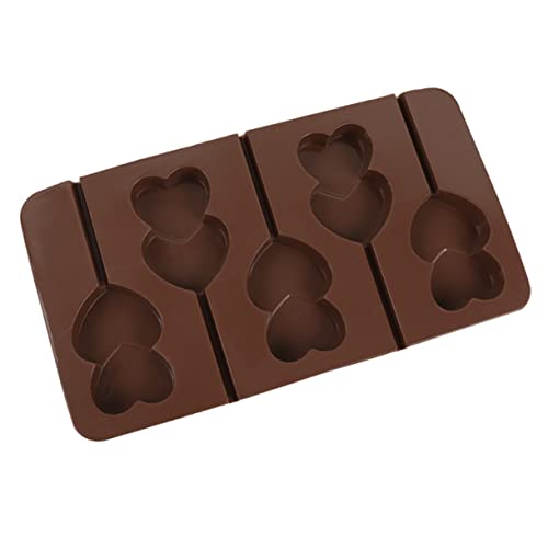 GRADENEVE Herzen Silikonform Für Schokolade Und Süßigkeiten DIY Backform Antihaft Für Eis Und Pralinen Kaffee 2er Set von GRADENEVE