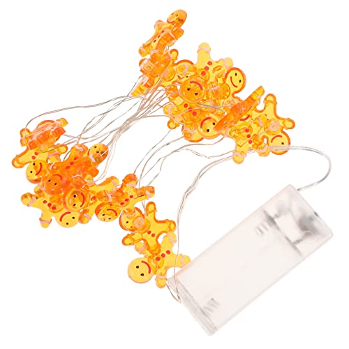 GRADENEVE LED Lebkuchenmann Lampe Für Kinderzimmer Gemütliche Weihnachtsdeko Mit Warmem Licht Ideal Für Innenräume Und Festliche Anlässe Batteriebetrieben üßes Design von GRADENEVE