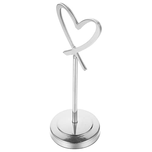 GRADENEVE Nummernschild Aus Hochzeitskartenhalter Stand Platte Hochzeitsdekoration Tischkarten Hochzeit Planke Tischnummern Für Die Hochzeit Steht Zahlen Ort Rostfreier Stahl Silver von GRADENEVE