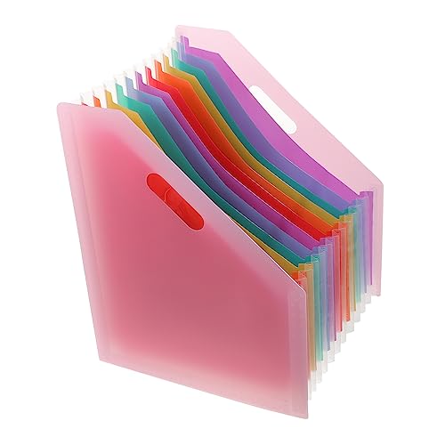 GRADENEVE Ordner Organpaket Stand Veranstalter Büroklammern Dateien Tür aufbewahrungsdose storage boxes Datei-Organizer bücherregal Akkordeon-Fall Aktenhalter aus Papier Plastik Colorful von GRADENEVE