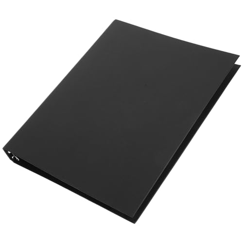 GRADENEVE Ordnerhülle Aus Kraftpapier 4 Ring Binder Mit Wiederverwendbarer Notizbuchhülle Ideal Für Büro Und Schule Inklusive Praktischen Locher Und Tacker Zur Einfachen Anwendung von GRADENEVE