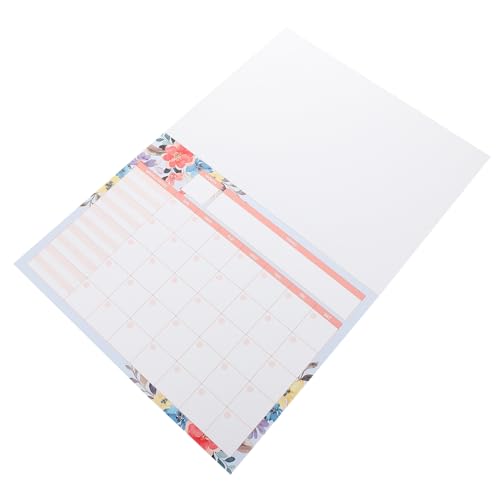 GRADENEVE Planer Notizblock abreißen leer Homeoffice-Grundlagen Zeitplan-Notizblöcke Whiteboard-Kalender write board schreibhefte memo pad notizzettel Agenda Notizblock Planblöcke Metall von GRADENEVE