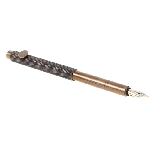 GRADENEVE Retro-Tintenroller fude Füllfederhalter Schreibstift Dip-Stift Business-Stift Luxus-Füllfederhalter goldener stift goldener kugelschreiber Reisestift Mikrostift Messing von GRADENEVE