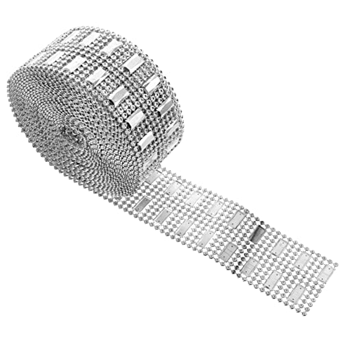 GRADENEVE Rollenauswahl Für Rhinestone Band Glänzendes Dekorationsband Für DIY Projekte Kostümbeschläge Und Kleidung Funkelnde Kristallverzierung 38mm von GRADENEVE