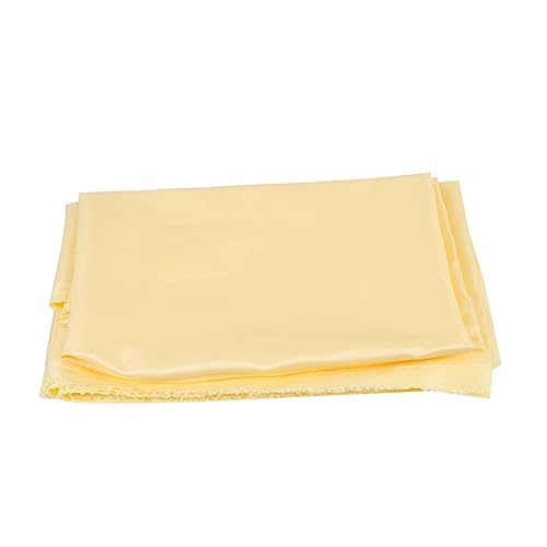 GRADENEVE Satin-stoff-satin Stoff Für Haushaltskleider Stickerei- Schwarzer Spitzenstoff Zarter Nähstoff Tuch Diy-bekleidungsstoff Orangefarbener Stoff Gesteppter Stoff Leinen Polyester von GRADENEVE