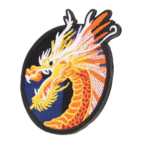 GRADENEVE Stickereiapplikationen Drachen Loch füllender Flicken ausfallen Charme rucksack patch kletteissen magisches klebeband Kleidungsdekore Multifunktions-Kleiderflicken Nylon von GRADENEVE