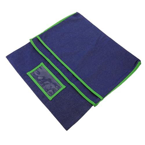 GRADENEVE Stuhllehnen-Organizer Klappstuhl Campingstuhl Kissenbezüge Stuhl Zurück Tasche Halter Stuhlhussen Sitzsack Couch Salon Kinderstuhl Überdachung Abdeckung Green Denim von GRADENEVE