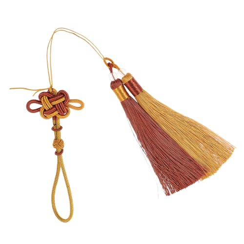 GRADENEVE Tai Chi Quaste Ohr hängendes Band spaß bastelzeug schlüsselanhänger quaste Tassel für Schwertgriff craft Frühlingsfest-Dekor Anhänger zum Aufhängen an der Haustür Polyester von GRADENEVE