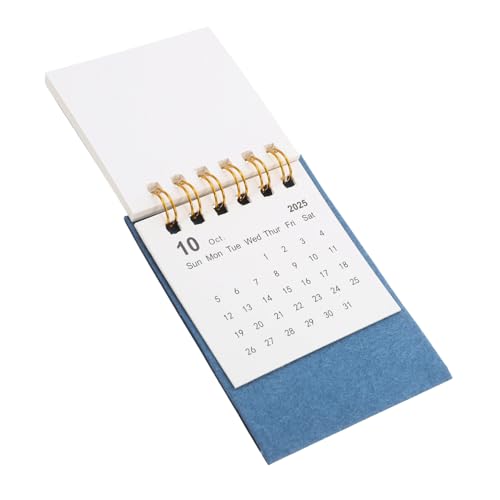 GRADENEVE Tischkalender 2025 schreibtischkalender kleiner Schreibtisch Taschenkalender Mini-Tischkalender Staffelei Kalender Standkalender für den Haushalt Mini-süßer Tischkalender Papier von GRADENEVE