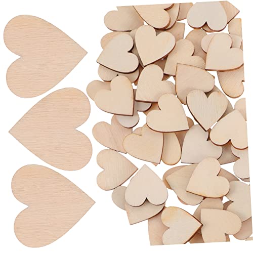 GRADENEVE Unbemalte Holzherzen Zum Basteln DIY Dekoration Blanko Holzherzen Für Hochzeit Geburtstag Festlichkeiten Und Kreative Projekte 20mm 3 Packungen von GRADENEVE