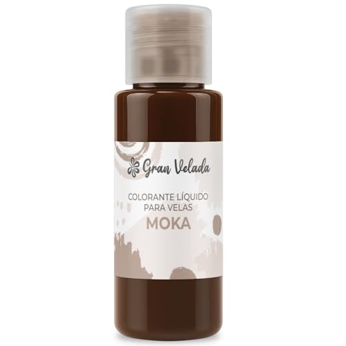 Flüssiger Farbstoff Mokka-Kerzen in Schokoladenbraun, einfach und praktisch zu verwenden, hohe Konzentration, ideal für professionell aussehende Kerzen, 250 ml Flüssiger Farbstoff Mokka-Kerzen in Schokoladenbraun, einfach und praktisch zu verwenden, hohe Konzentration, ideal für professionell aussehende Kerzen, 250 ml von GRAN VELADA