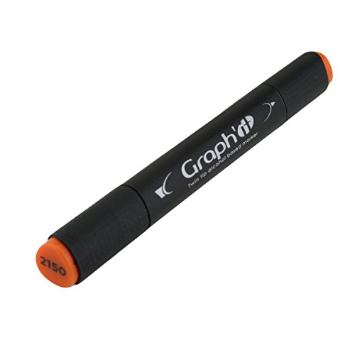 Graphit Twin Tip Art and Design Marker Pen - 2150 Mango von GRAPH'IT