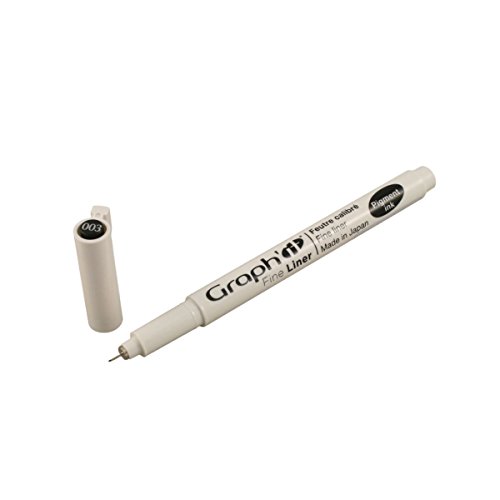 Graphit schwarzer Marker/Stift, 0,03 mm Spitze von GRAPH'IT