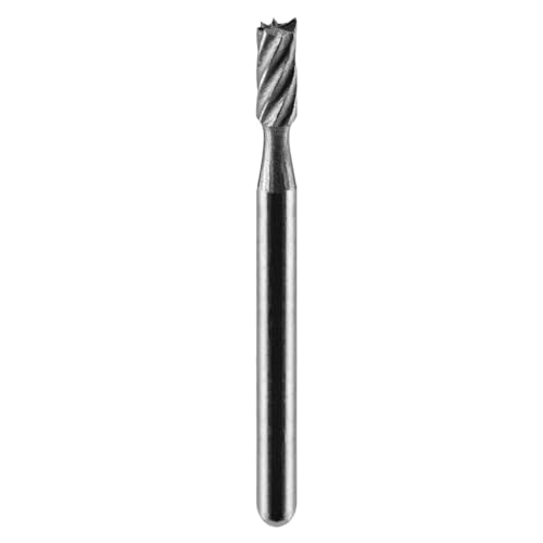 GRAPHITE HSS-Fräser, Schaft 3,2 mm - Präzisionsfräsen für professionelle Ergebnisse - Set mit 2 Stück, von Holz, Kunststoffen und NE-Metallen, stabile Schaftkonstruktion (zylindrisch 3,2 mm) von GRAPHITE