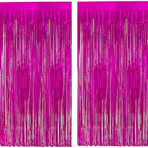Lametta Vorhang Pinke - Muttertag Fuchsia Luftschlangen Metallic Party Vorhange Geburtstag Fotowand Folien Fransen Luftschlangen Deko für Mean Girl Dollhouse Bär Valentinstag Galentines Party Lametta Vorhang Pinke - Muttertag Fuchsia Luftschlangen Metallic Party Vorhange Geburtstag Fotowand Folien Fransen Luftschlangen Deko für Mean Girl Dollhouse Bär Valentinstag Galentines Party von GREATRIL