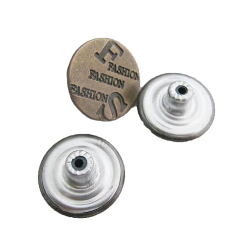 10 Stück 20 mm Eisen-Jeansknöpfe, Kleidungszubehör, handgefertigte Accessoires, Dekoration,20mm 10 Stück von GREB